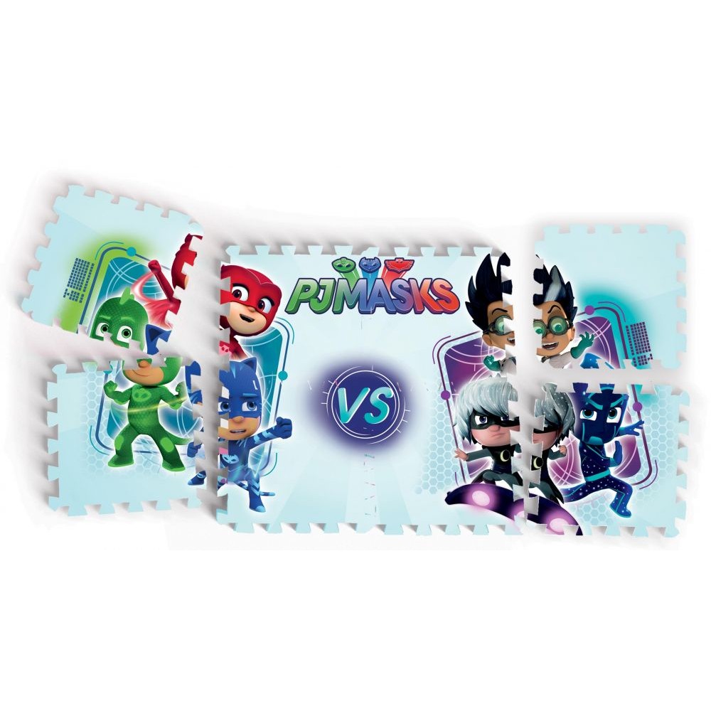 PJ Masks Floor Puzzle Mats and Hopscotch -8 Pieces  Image#1