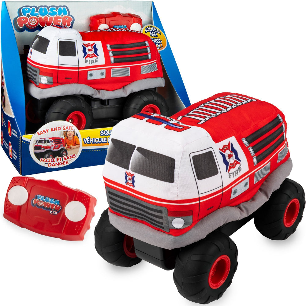 Plush Power Remote Control Fire Truck  Image#1
