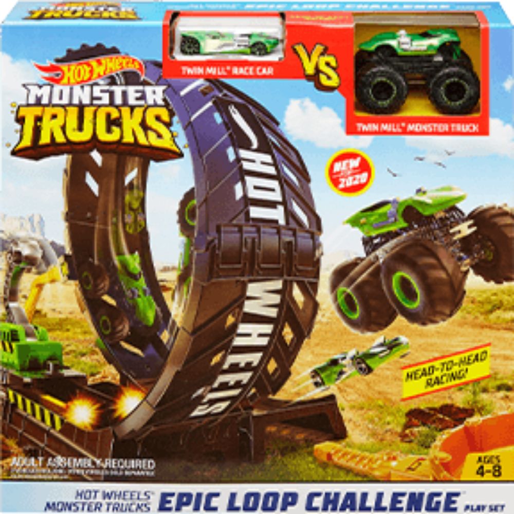 Hot Wheels Monster Truck Epic Loop Playset  Image#1