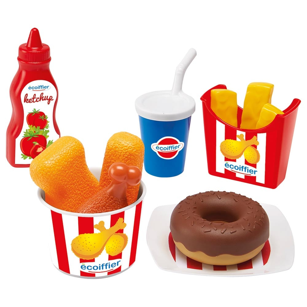 Ecoiffier Case set with nuggets and donuts  Image#1