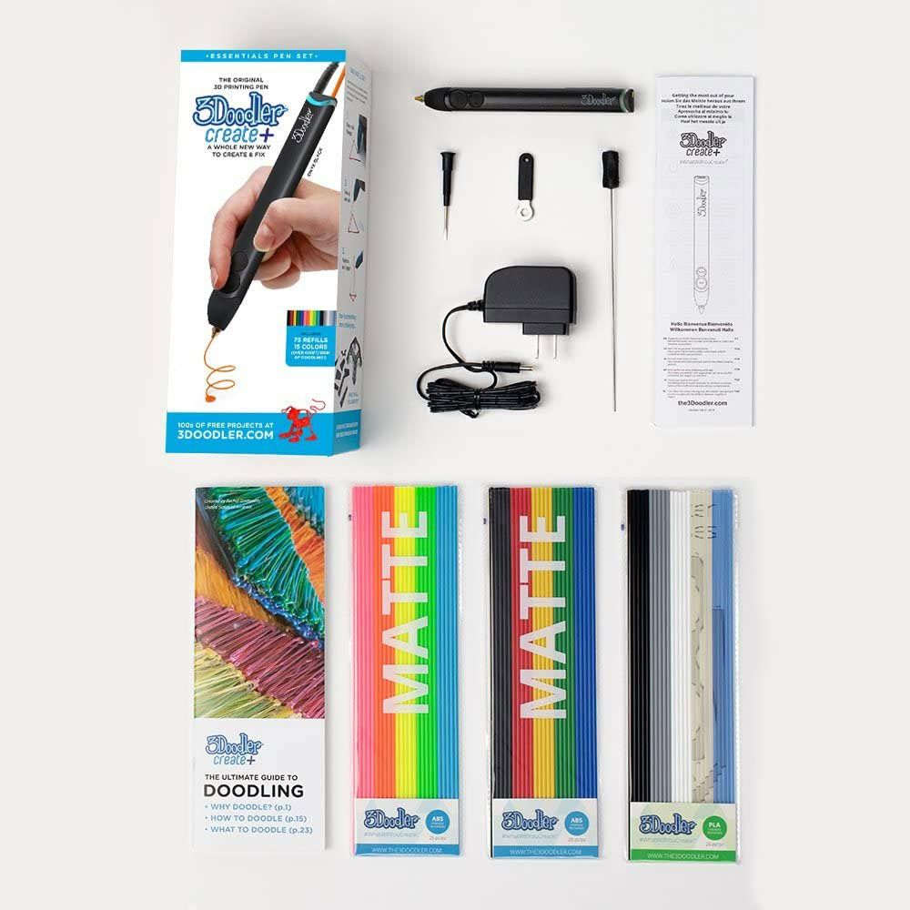 3Doodler Create+ Pen Set - Black