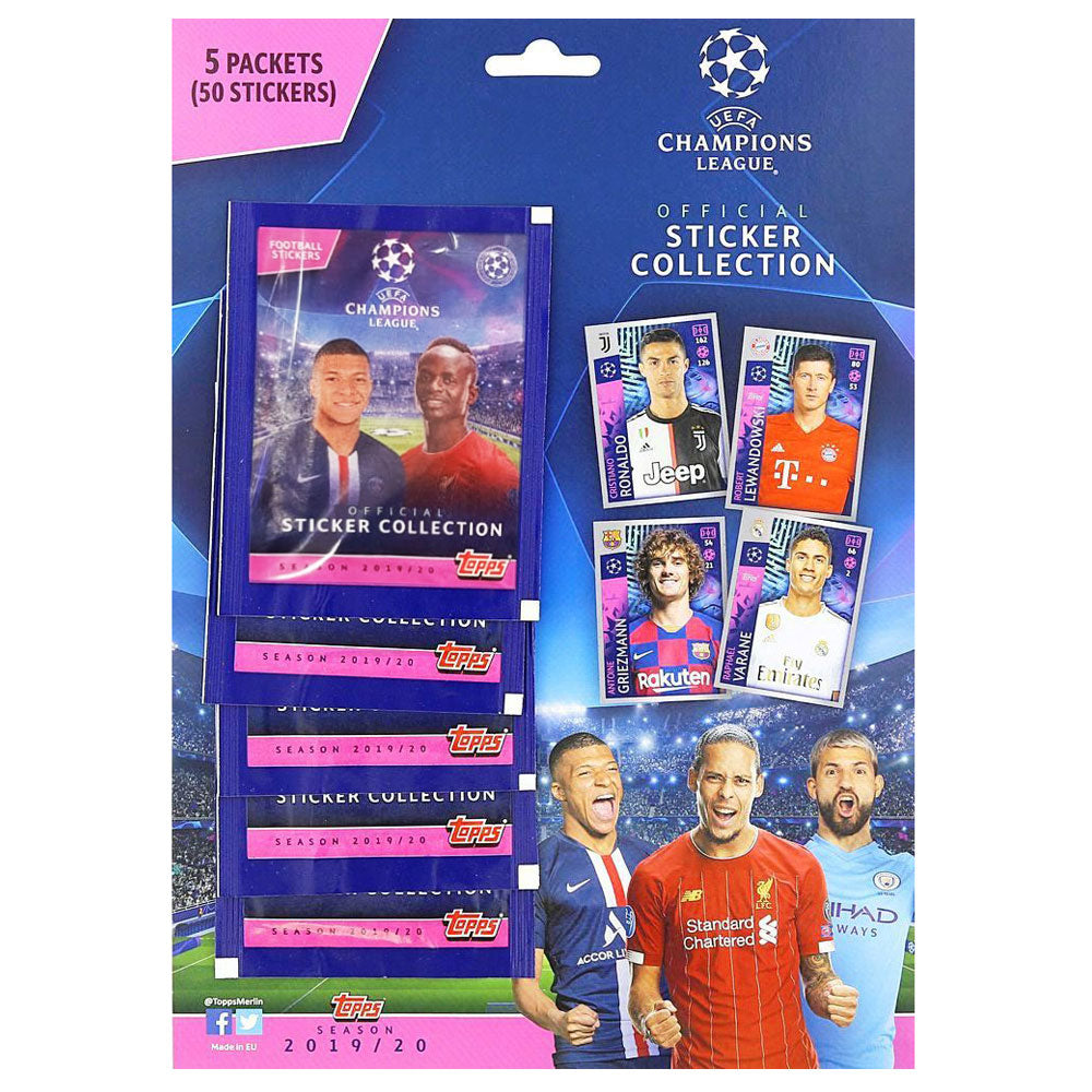 Topps - Champions League Match Attax 19-20 Sticker Packets  Image#1