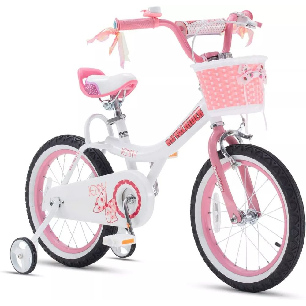 Royal Baby - Jenny 18" Kids Bicycle White Pink