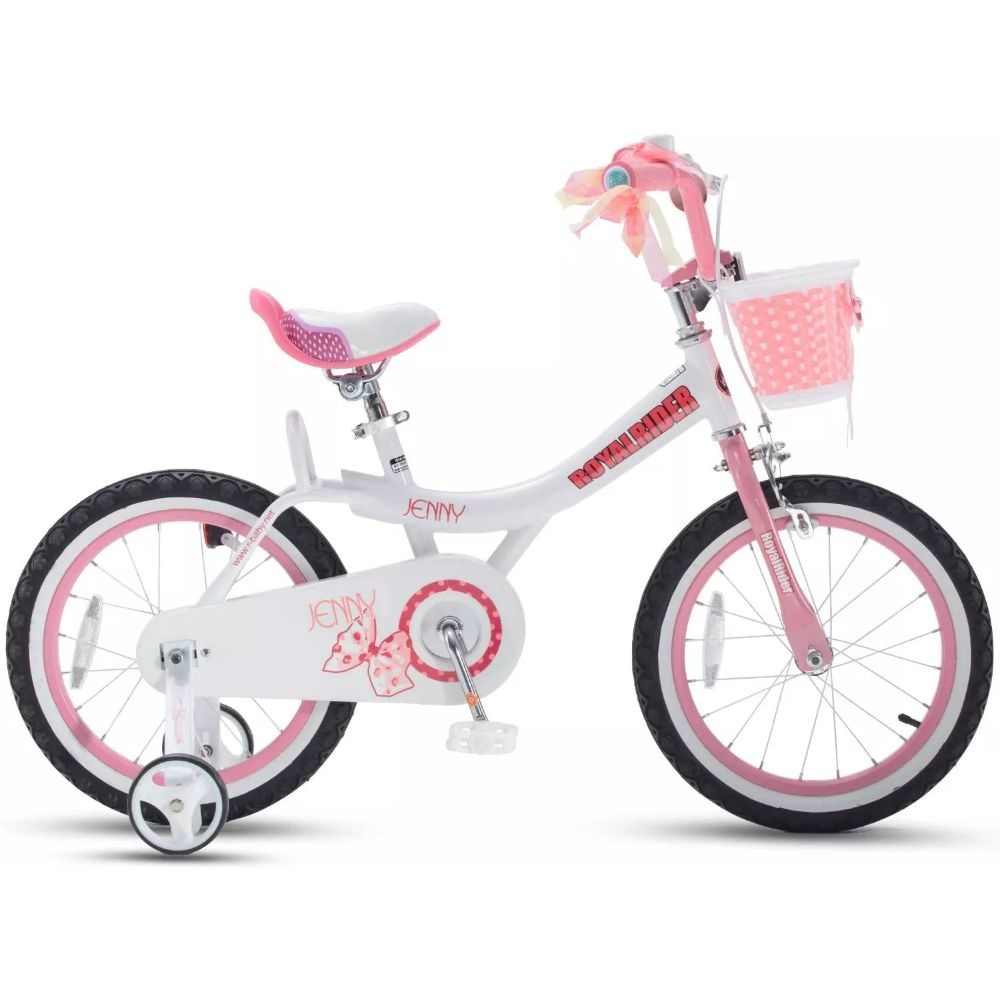 Royal Baby - Jenny 18" Kids Bicycle White Pink
