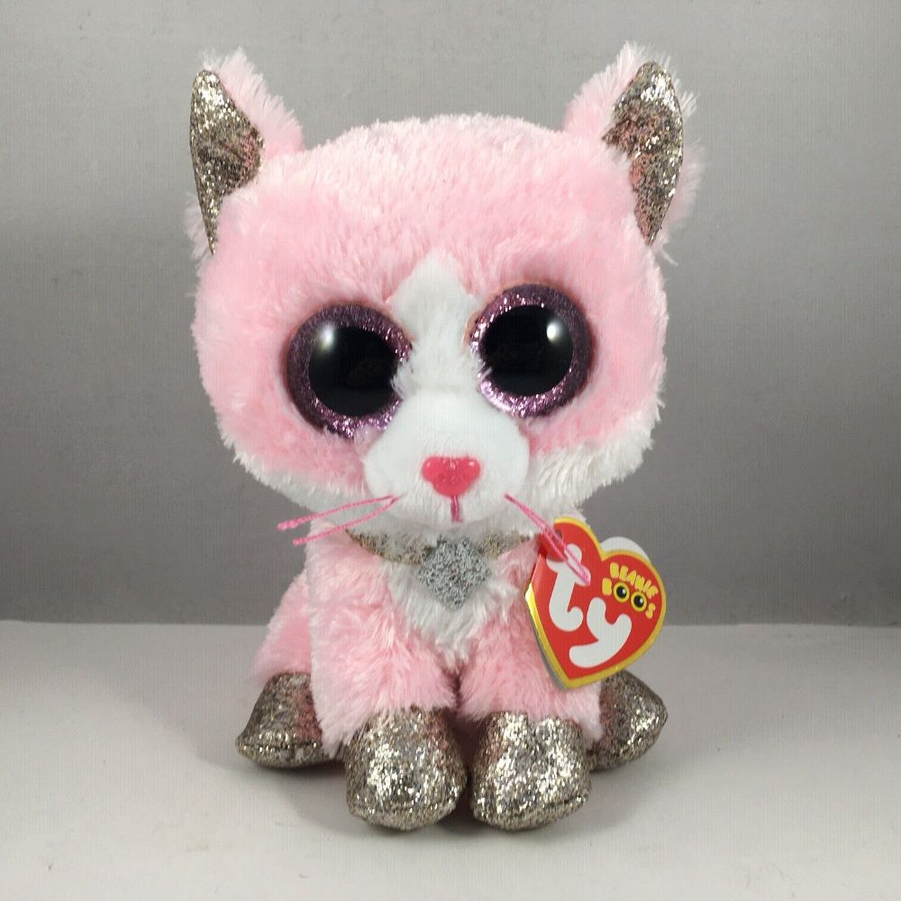 TY Beanie Boos Cat Fiona Pink Reg