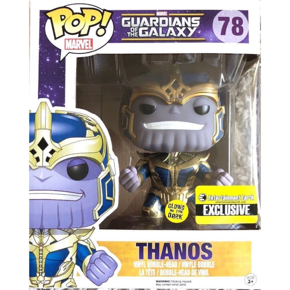 Funco Pop Guardians of the Galaxy THANOS Glow-in-the-Dark 6-Inch Pop