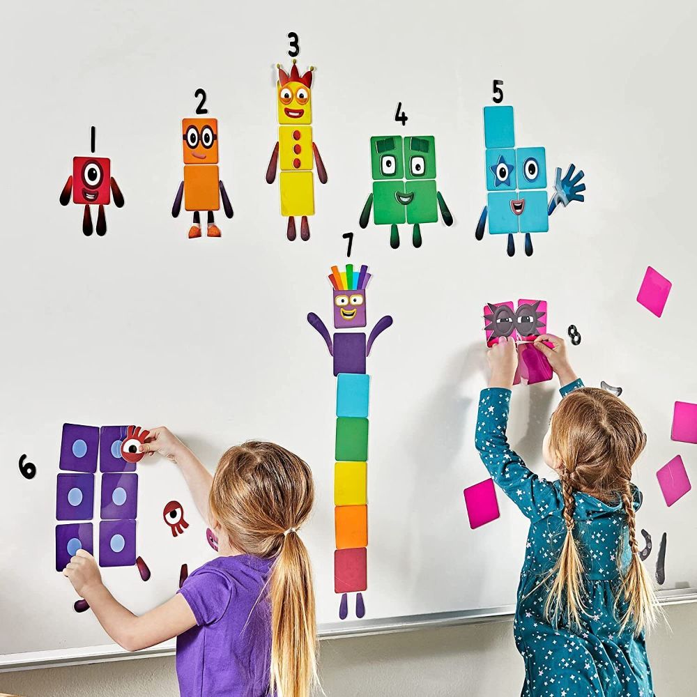 Learning Resources Number Block Reusable Clings