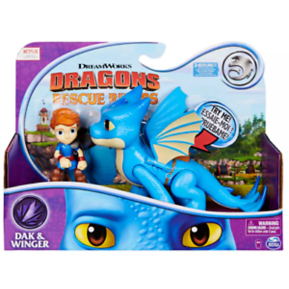 Dragons Rescue Riders Dragons & Viking Fig Asst.