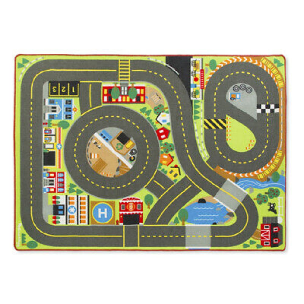 Melissa & Doug Jumbo Roadway Activity Rug  Image#1