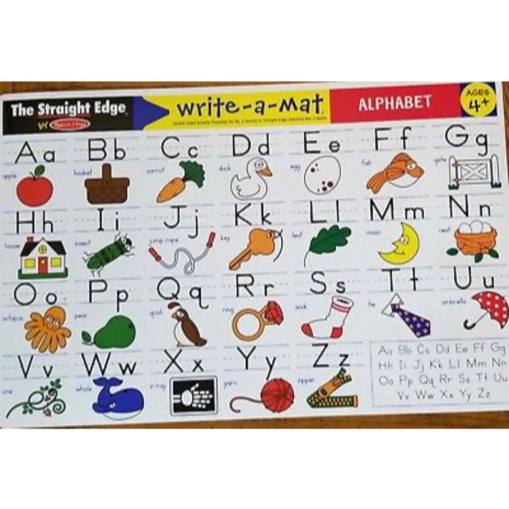 Melissa & Doug Alphabet Write-A-Mat  Image#1