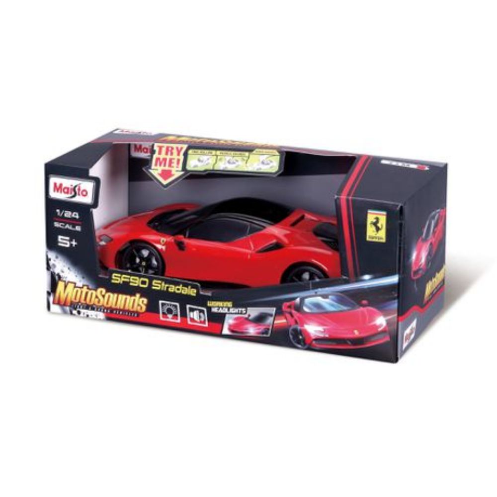Maisto 1/24 MotoSounds Ferrari SF90 Stradale - Red