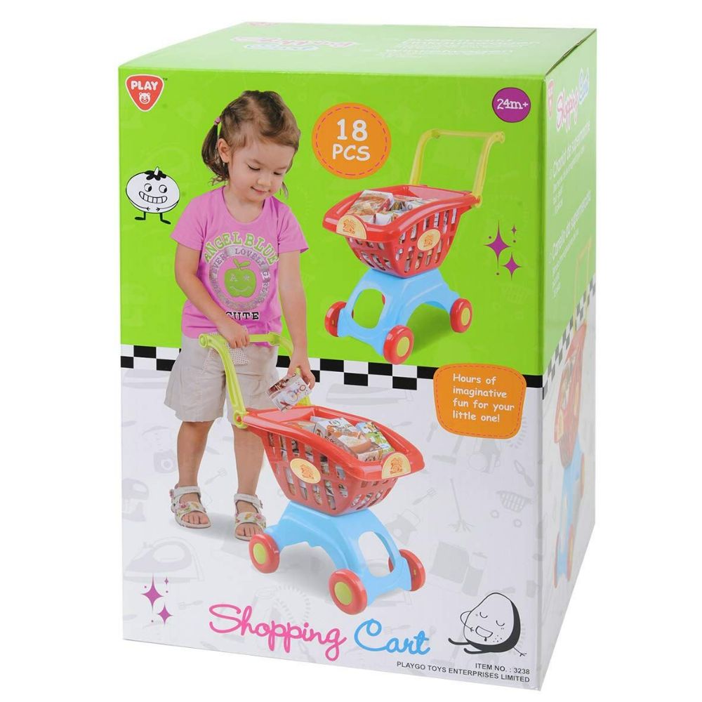 PlayGo Shopping Cart 18pcs