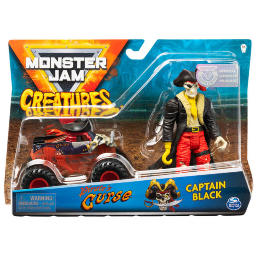 Monster Jam 1:64 Vehicle & Creatures Figs Asst  Image#2