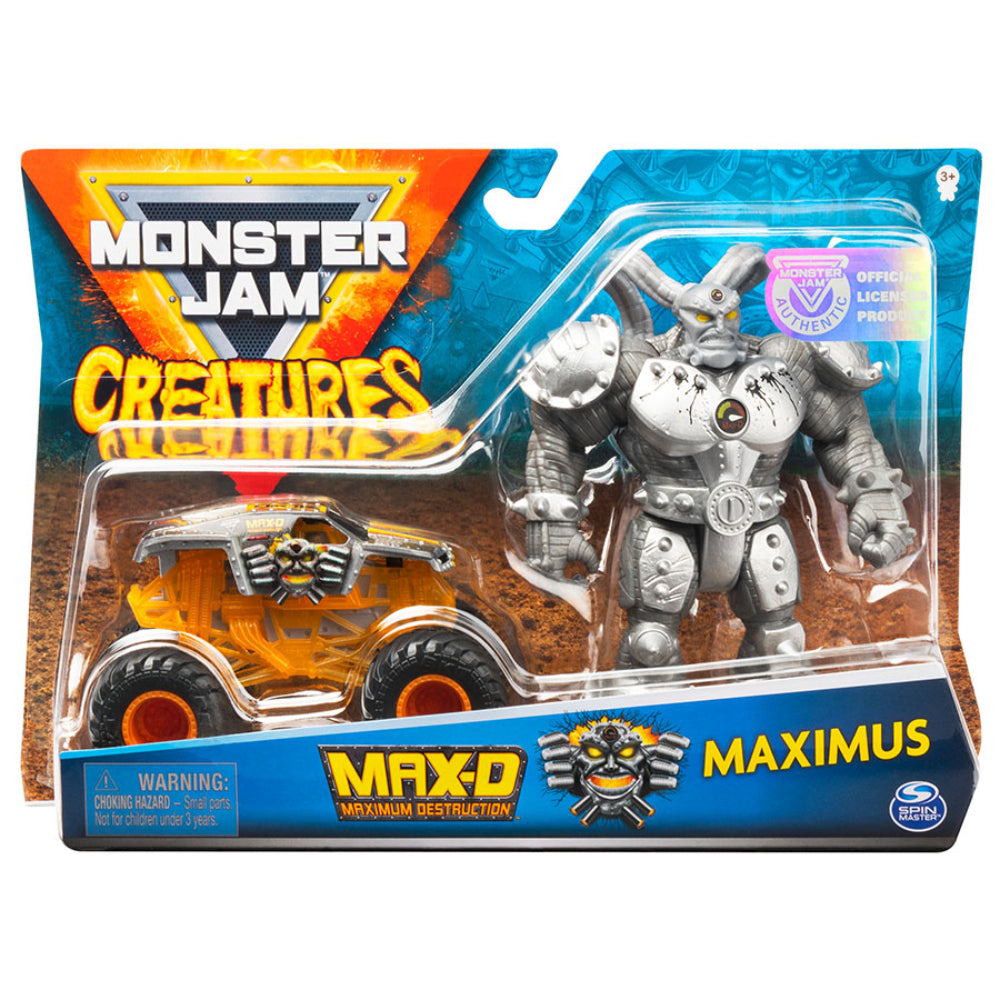 Monster Jam 1:64 Vehicle & Creatures Figs Asst  Image#1