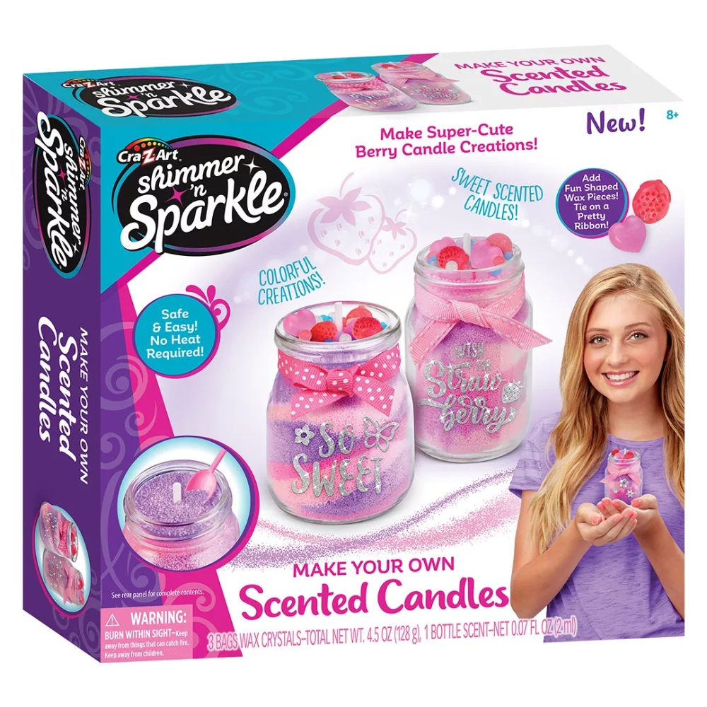 Cra Z Art Shimmer N Sparkle - Make Your Own Scented Candles Berry