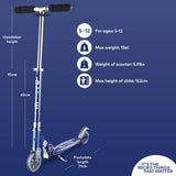 Microscooter Sprite Classic Micro Scooter: Blue Stripe  Image#5