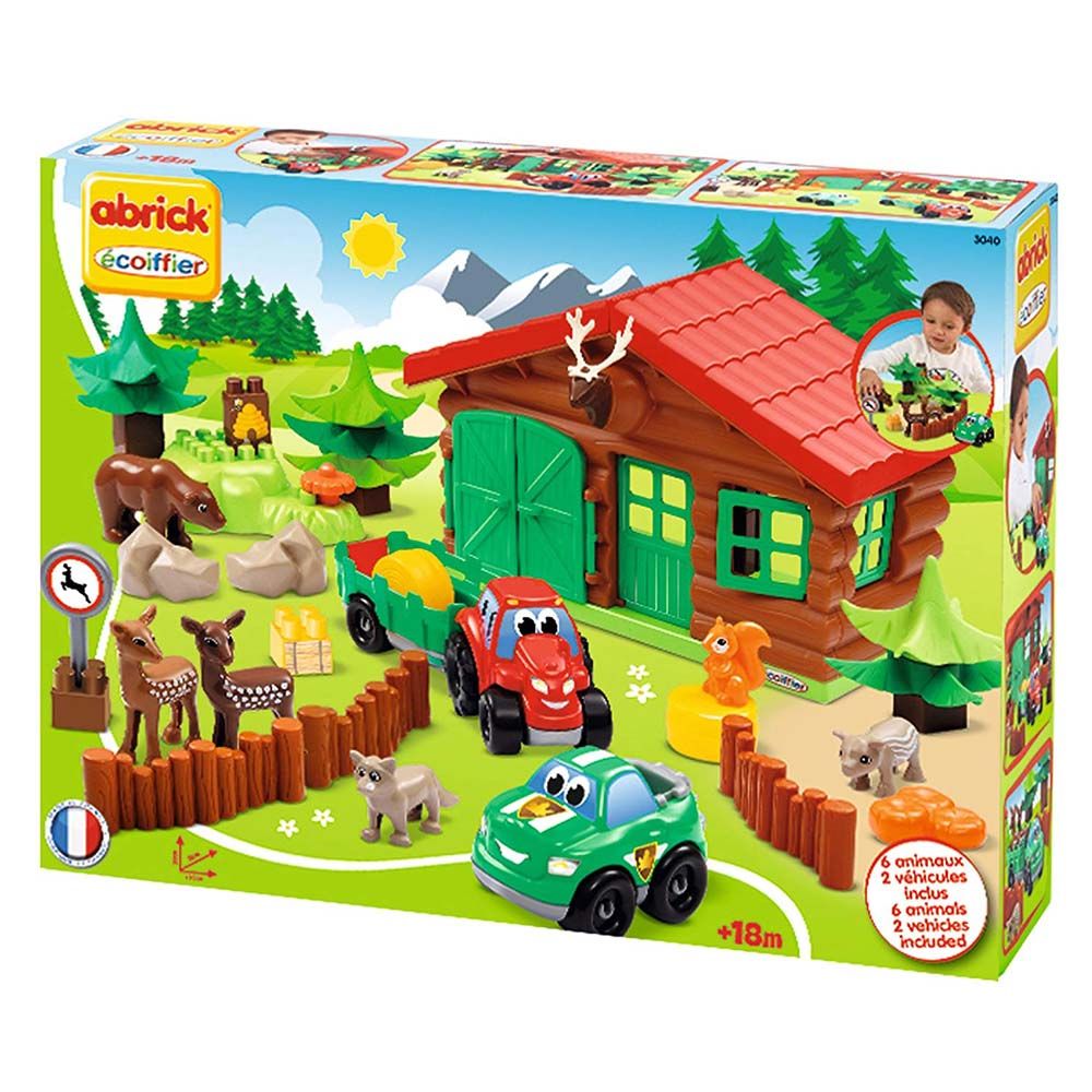 Ecoiffier - Abrick Forest House Play Set