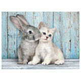 Clementoni Puzzle Best Friends Cat & Bunny 500 Pcs  Image#2