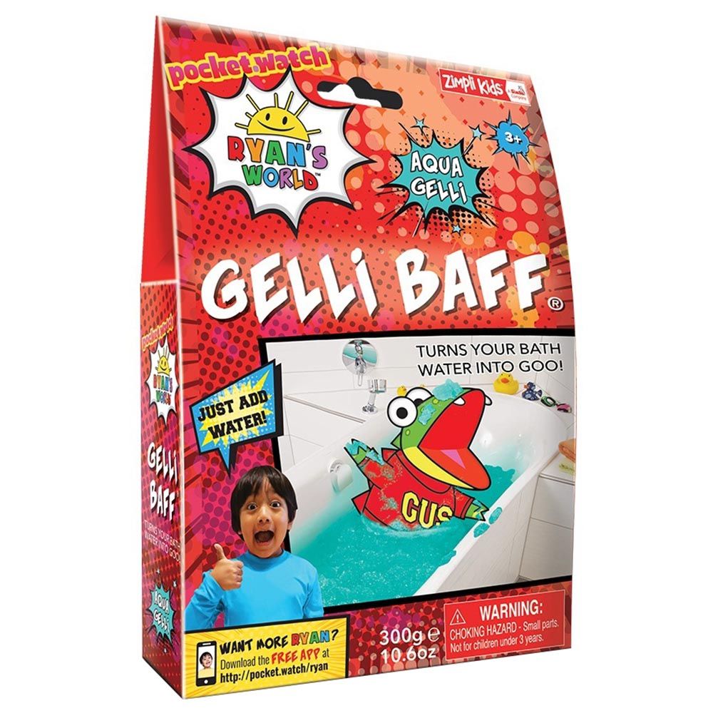 Zimpli Kids - Gelli Baff Ryan's World Aqua 300G Zimpli Kids - Gelli Baff Ryan's World Aqua 300G