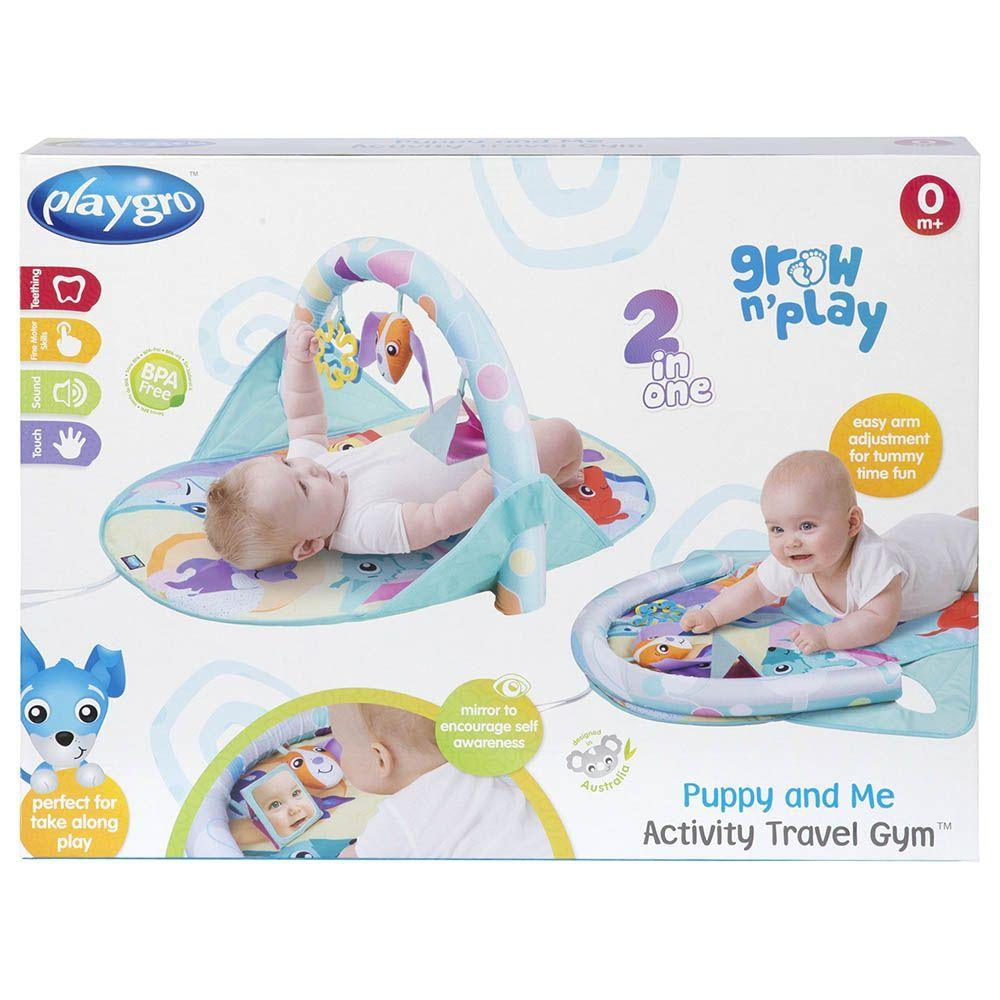 Playgro Puppy And Me Activity Travel Gym