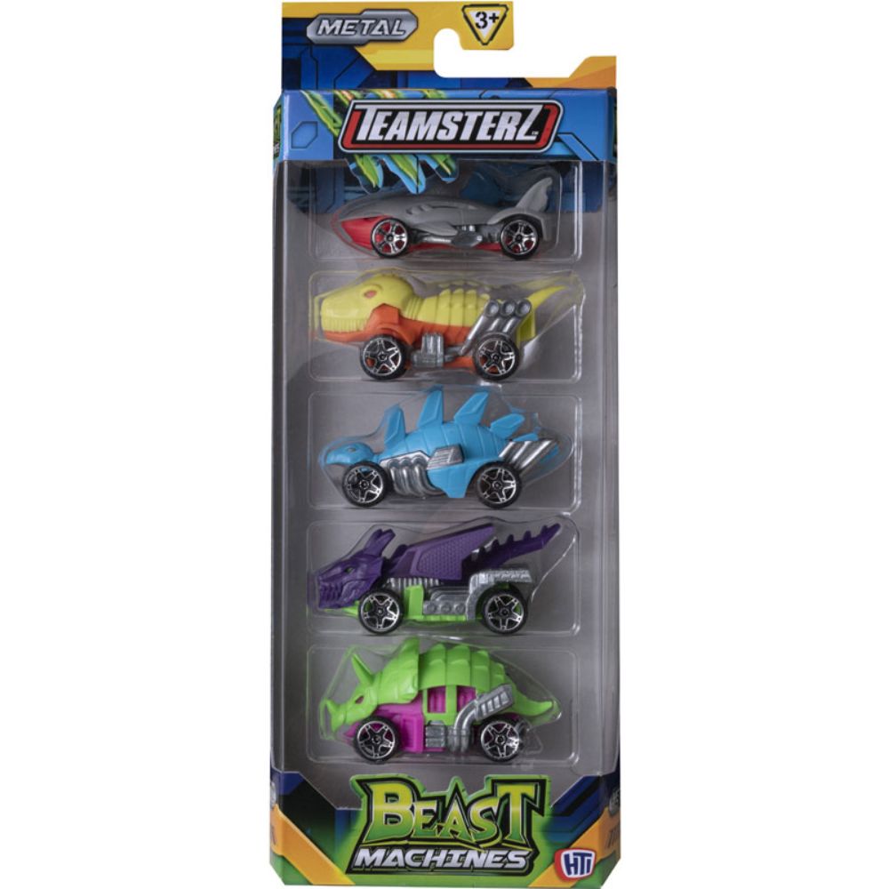 Teamsterz - Beast Machines Die-Cast Cars 5 Pack
