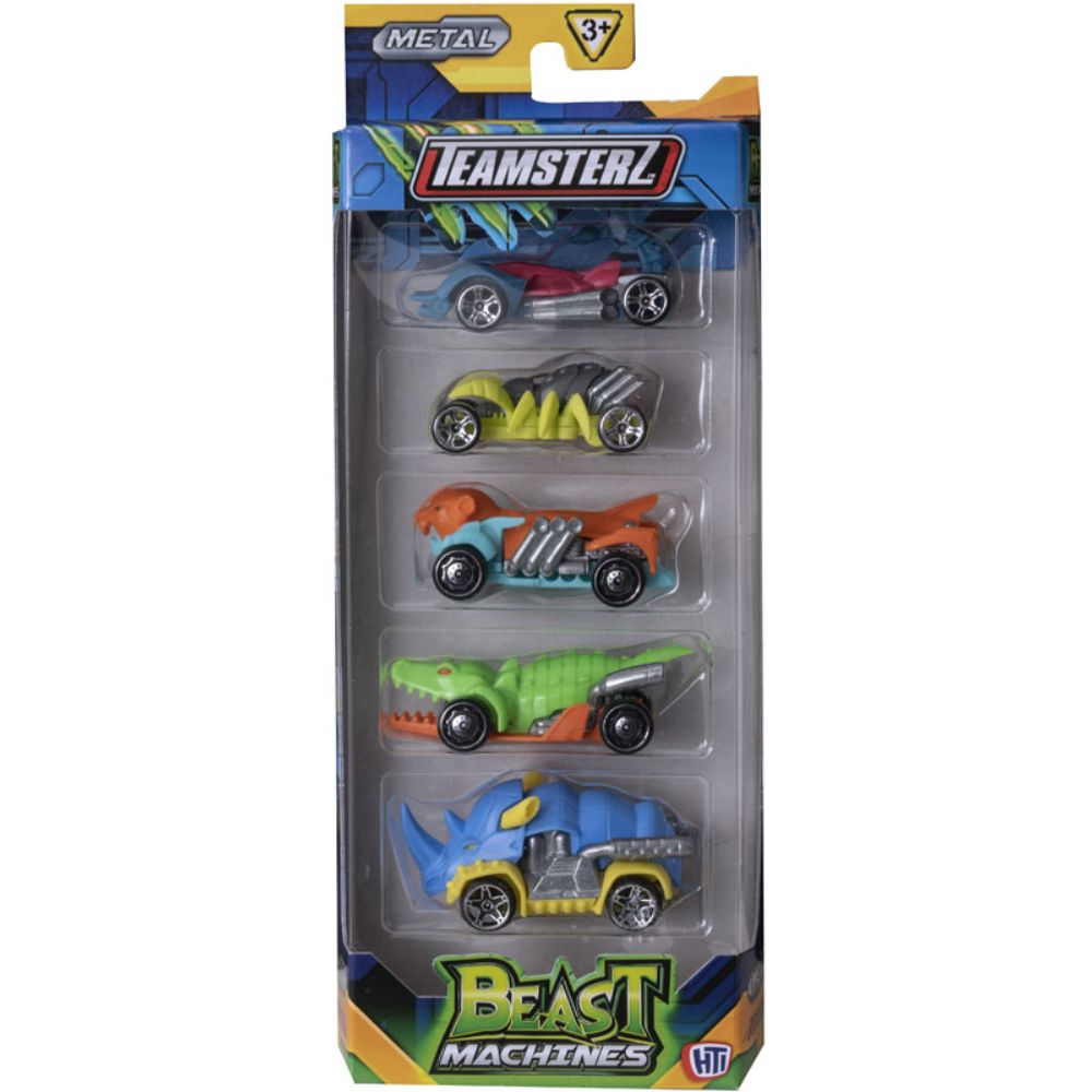 Teamsterz - Beast Machines Die-Cast Cars 5 Pack