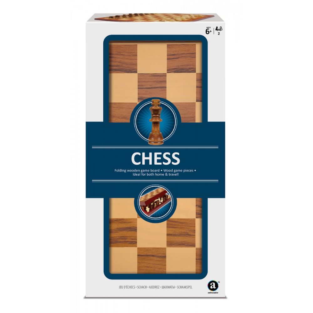 Folding Wood Chess Set