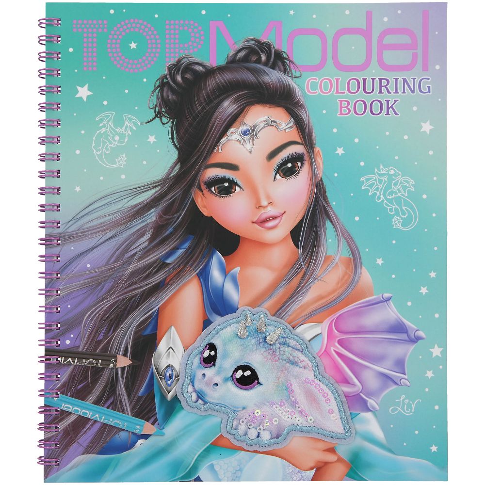 Top Model Colouring Book