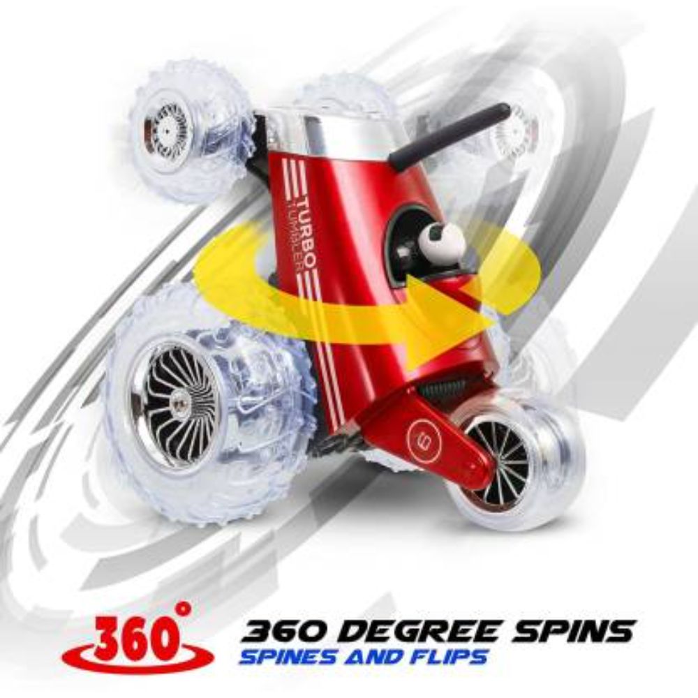 Sharper Image RC Monster Spinning Car Turbo Tumbler