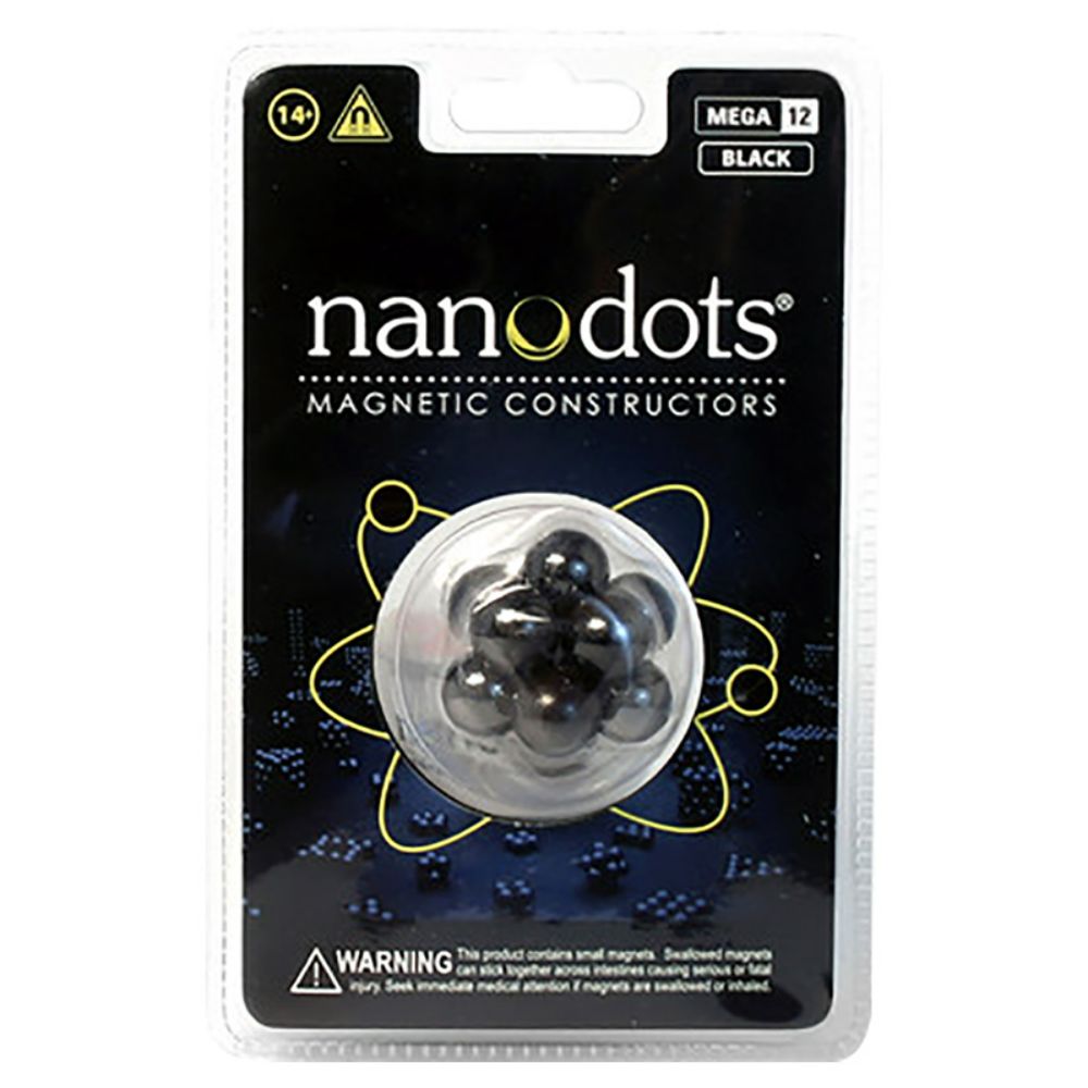 Nanodots 12 Magnetic Dots Black