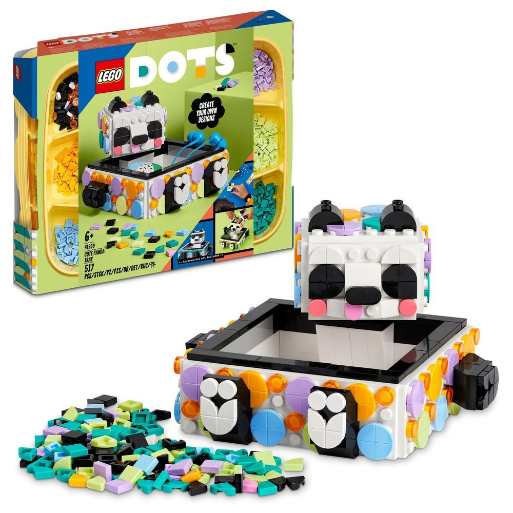 Lego Cute Panda Tray