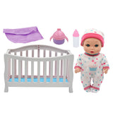 Baby Maziuna Doll in Crib 8 Inch