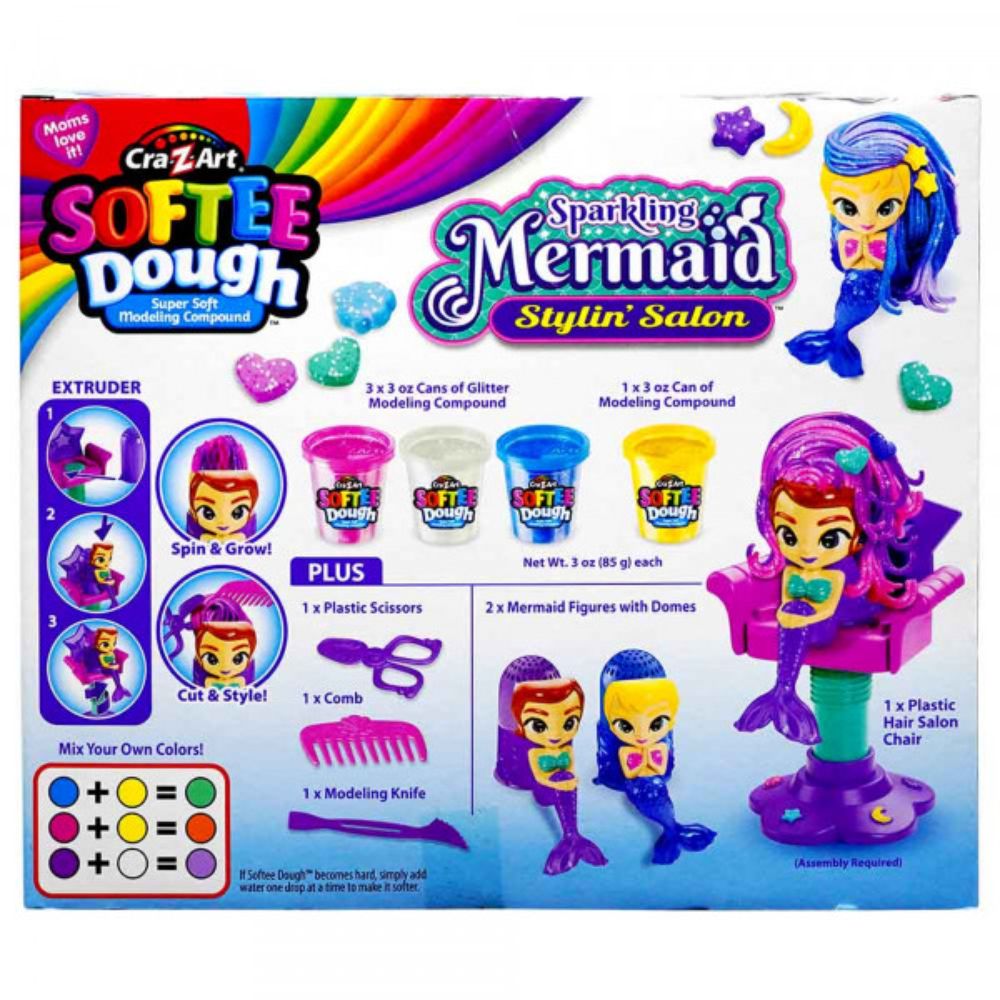 Cra-Z-Art - Softee Dough Sparkling Mermaid Style