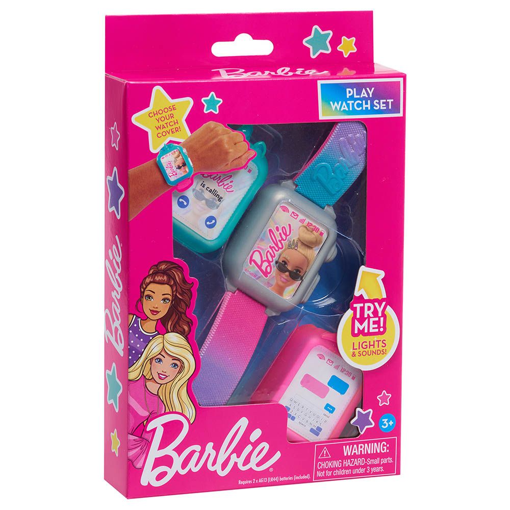 Barbie - Play Watch Set W/ Lights & Sounds