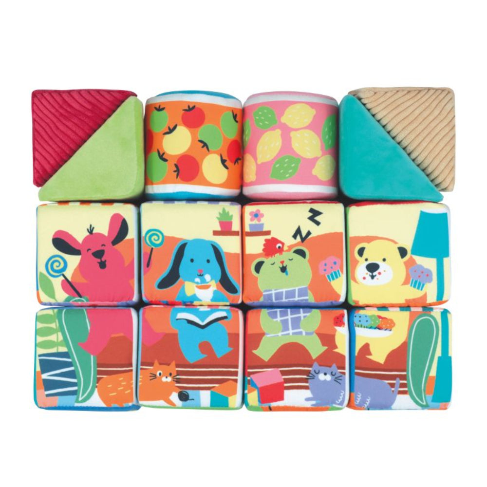 K's Kids - Soft Learning Blocks - 14pcs  Image#2