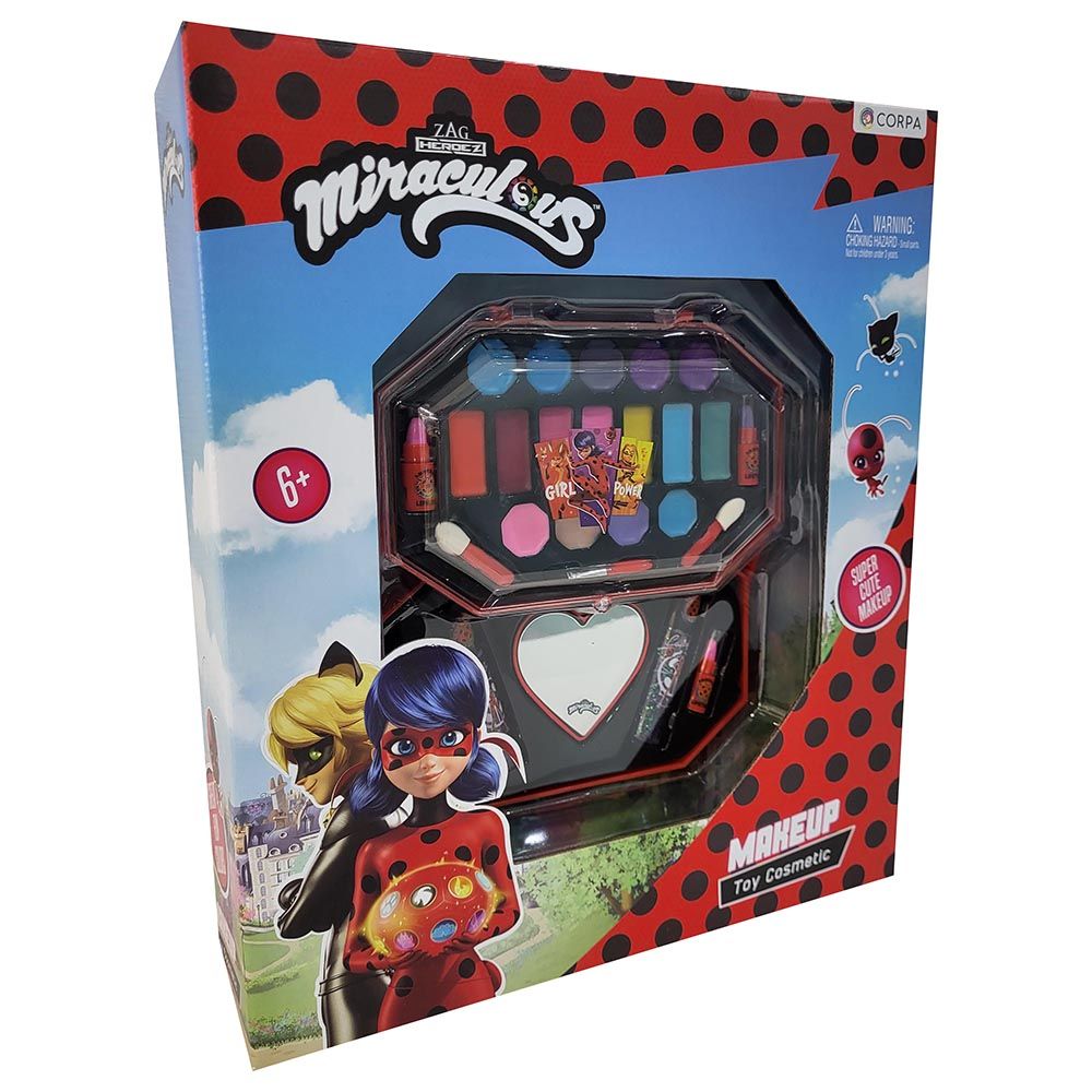 Miraculous - 2 Decks Big Octagonal Cosmetic Case