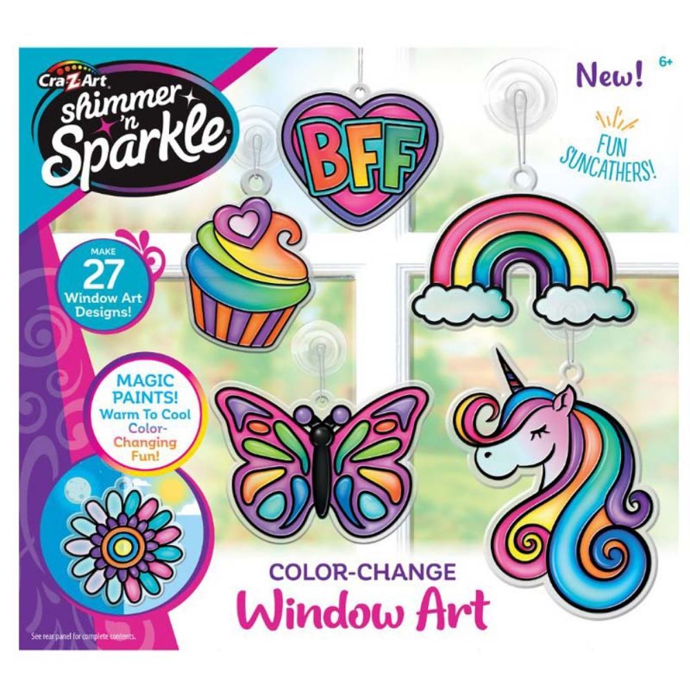 Shimmer N Sparkle Colour Changing Window Art
