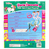 Tokidas Girls Sparkle Decorating Hair Set And Nail Playing