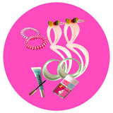 Tokidas Girls Sparkle Decorating Hair Set And Nail Playing