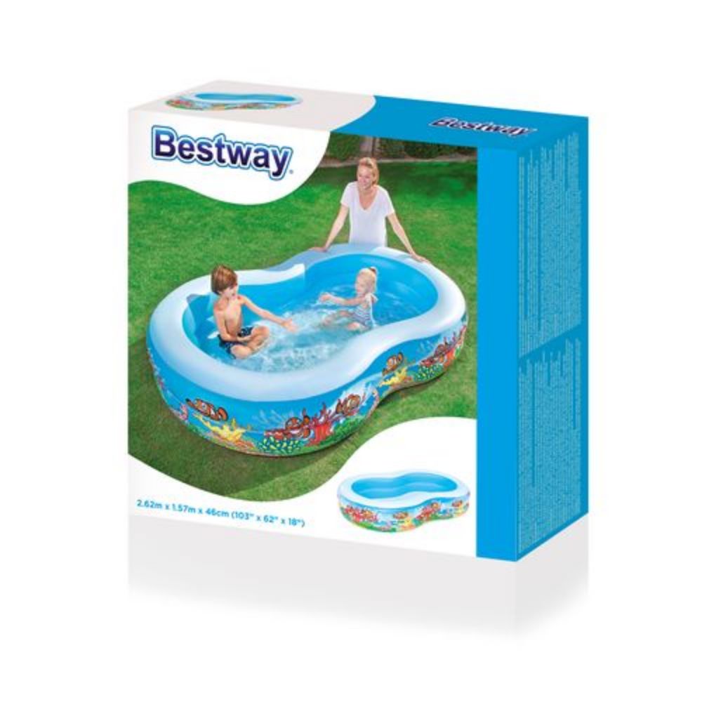 Bestway 8.6' x 62" x 18"/2.62m x 1.57m x 46cm Play Pool  Image#1