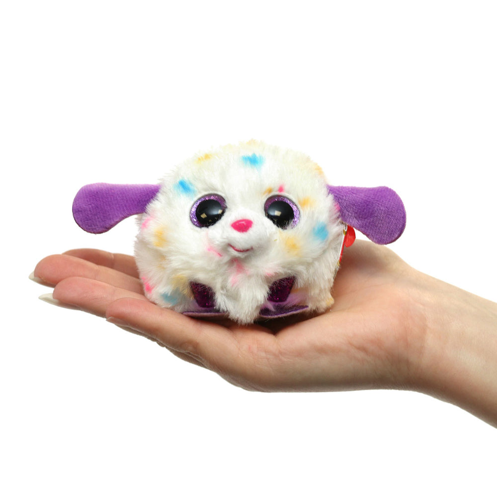 TY Puffies - Munchkin White Dog Plush