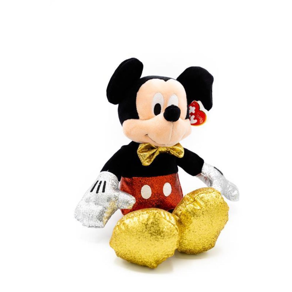 TY Disney Mickey Mouse Sparkle Red Meduim