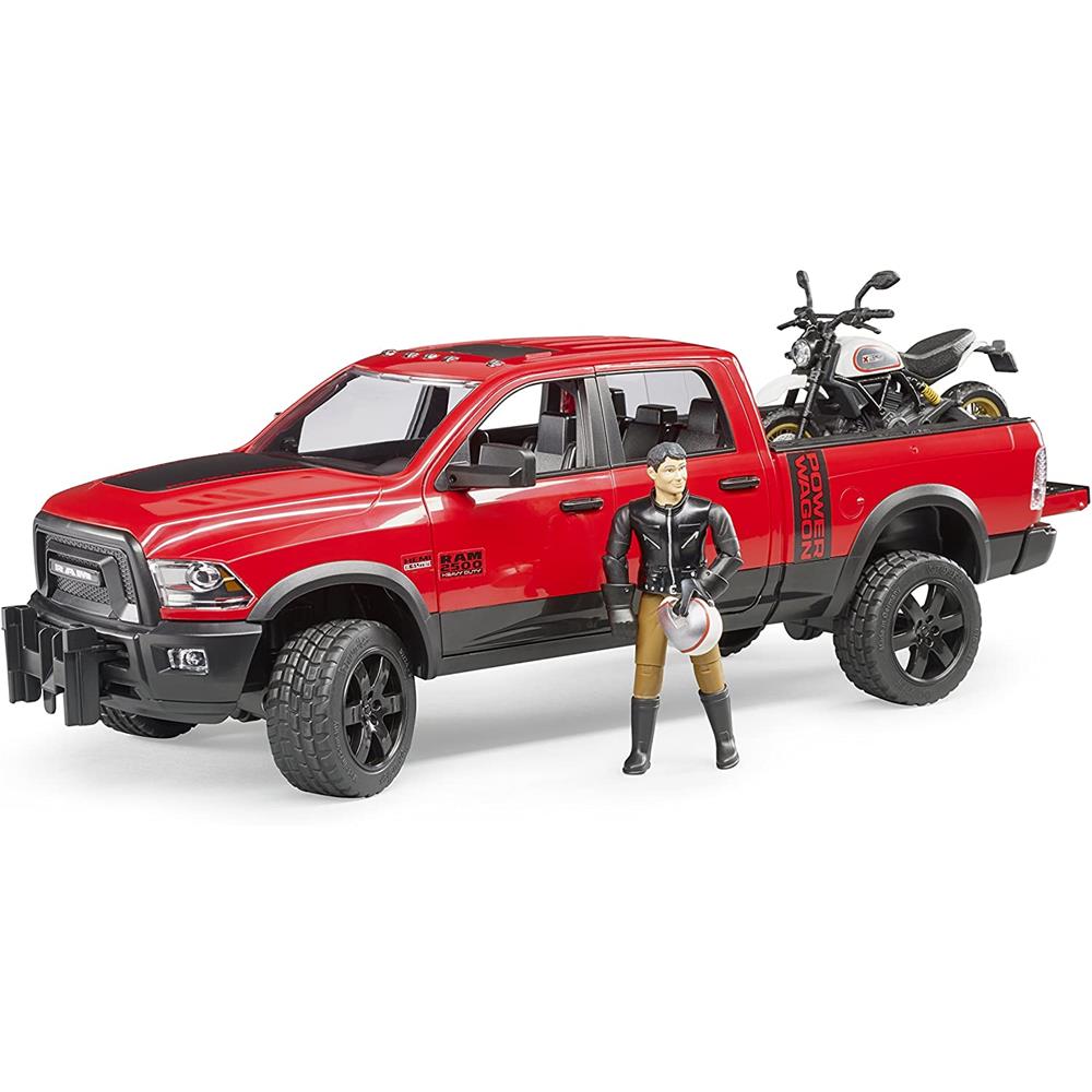 Bruder - Power Wagon with Scrambler Ducati Desert Sled  Image#2