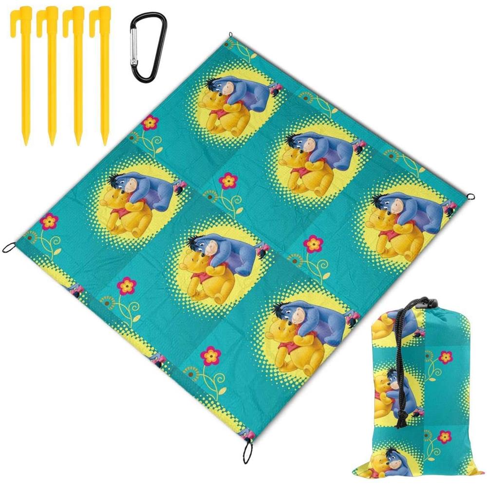 Winnie The Pooh and Friend Eeyore Water-Resistant Picnic Blanket  Image#1