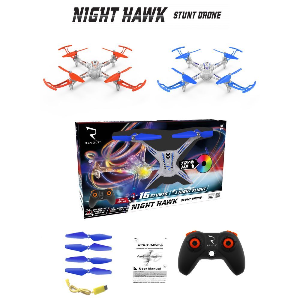 Syma X15T4 Channel Auto Hover Rc Stunt Drone-Blue/Orange