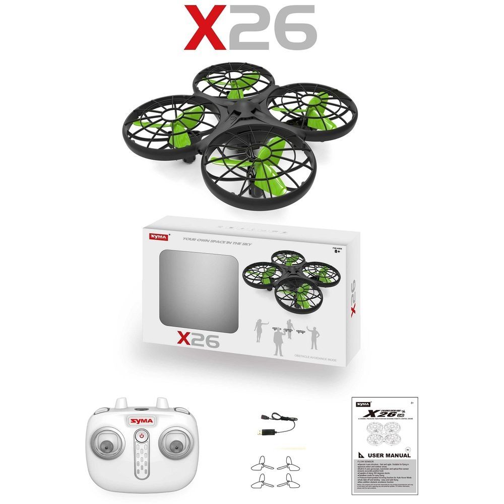 Syma X264 Channel Auto Hover & Auto Obstacle Avoidance Rc Drone-Black