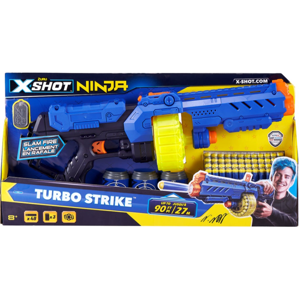X-Shot Ninja Turbo Strike (48 Darts, Bandana, Dog Tags)  Image#1