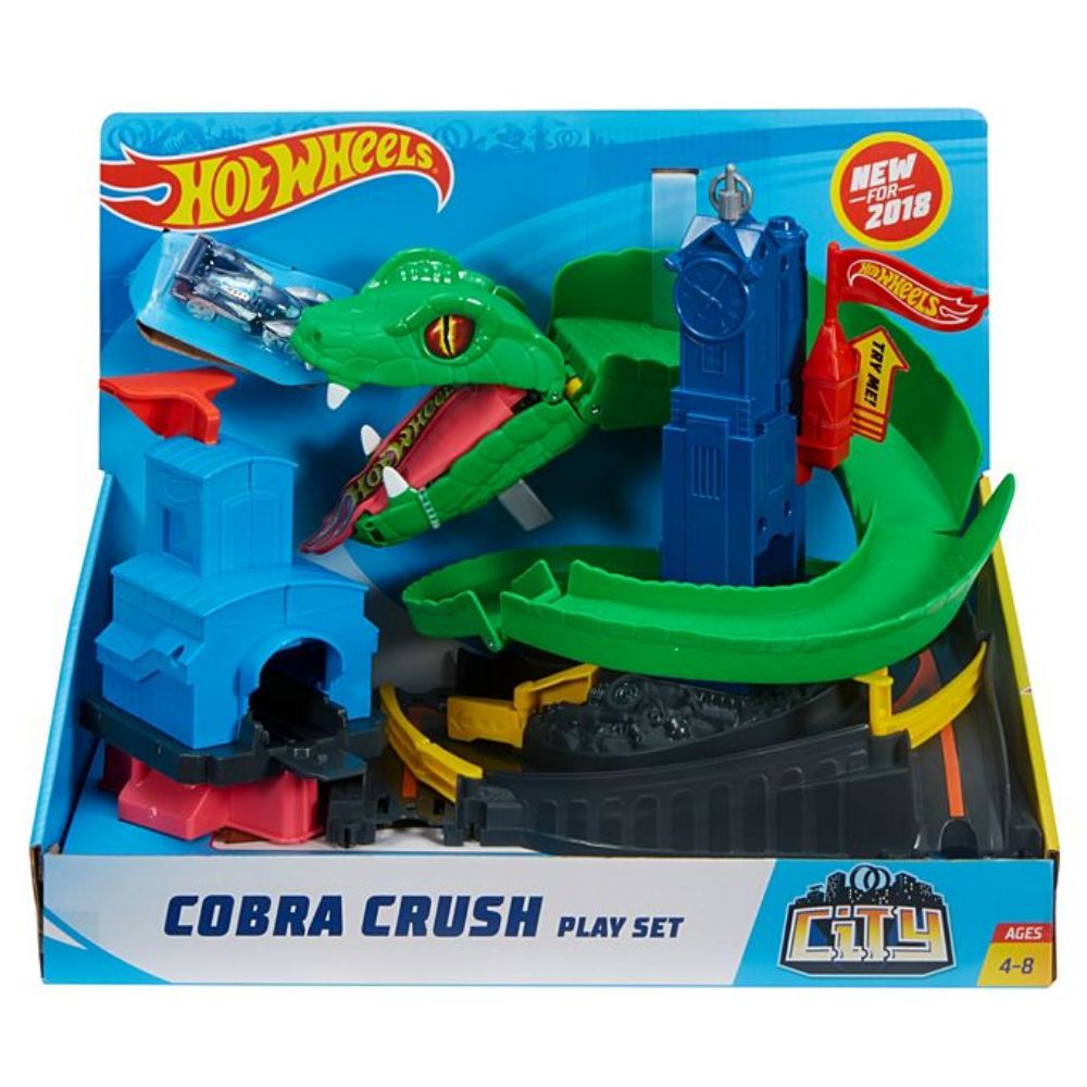 Hotwheels City Cobra Crush Playset  Image#1